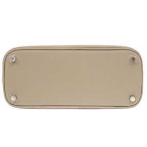 未使用品 ボナベンチュラ エマバッグ 28 スモール ノブレッサ 4BON16 レザー グレージュ  ハンドバッグ 1689【中古】BONAVENTURA