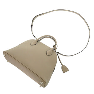 未使用品 ボナベンチュラ エマバッグ 28 スモール ノブレッサ 4BON16 レザー グレージュ  ハンドバッグ 1689【中古】BONAVENTURA