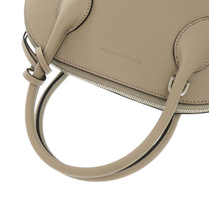 未使用品 ボナベンチュラ エマバッグ 28 スモール ノブレッサ 4BON16 レザー グレージュ  ハンドバッグ 1689【中古】BONAVENTURA