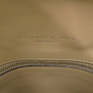 未使用品 ボナベンチュラ エマバッグ 28 スモール ノブレッサ 4BON16 レザー グレージュ  ハンドバッグ 1689【中古】BONAVENTURA