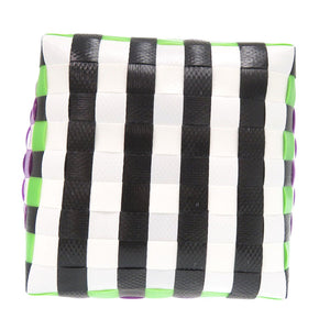 未使用 マルニ マーケット ウーブン マイクロ M00178 M00IW OM607 ポリプロピレン パープル ハンドバッグ 紫 1702【中古】MARNI