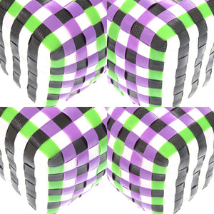 未使用 マルニ マーケット ウーブン マイクロ M00178 M00IW OM607 ポリプロピレン パープル ハンドバッグ 紫 1702【中古】MARNI