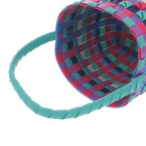 未使用 マルニ マーケット ウーブン マイクロ  M00178 M00IW OM847 ポリプロピレン ピンク ハンドバッグ 1703【中古】MARNI