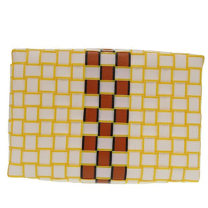 未使用 マルニ マーケット ウーブン ポリプロピレン 白 M00638 0M100 ハンドバッグ 1704【中古】MARNI