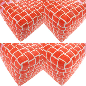 未使用 マルニ マーケット ウーブン ポリプロピレン オレンジ M00638 0M429 ハンドバッグ 1705【中古】MARNI