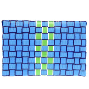 未使用 マルニ マーケット ウーブン ポリプロピレン 青 M00638 0M848 ハンドバッグ 1706【中古】MARNI