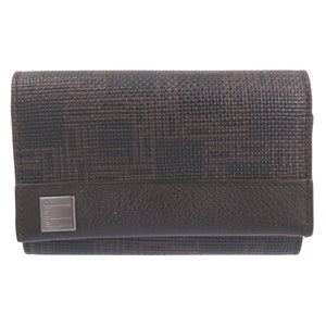 新品同様 ダンヒル レザー ブラウン/ブラック キーケース 茶 黒 1755【中古】Dunhill メンズ
