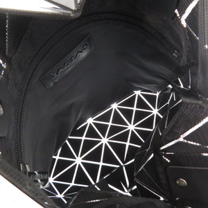 美品 イッセイミヤケ バオバオ BB66-AG053 ポリエステル/PVC ブラック トートバッグ 黒 1757【中古】ISSEY MIYAKE