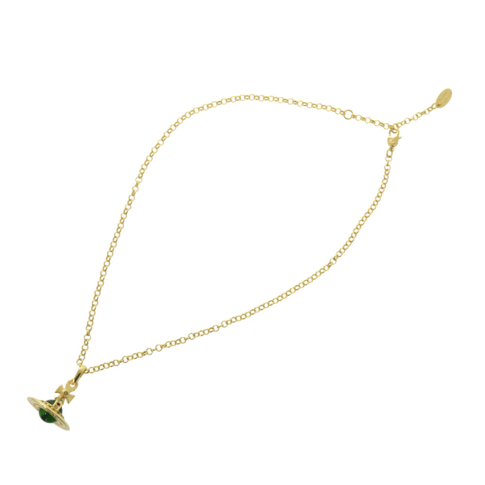 未使用品 ヴィヴィアンウエストウッド オーブ メタル ゴールド ネックレス 金 1760【中古】Vivienne Westwood
