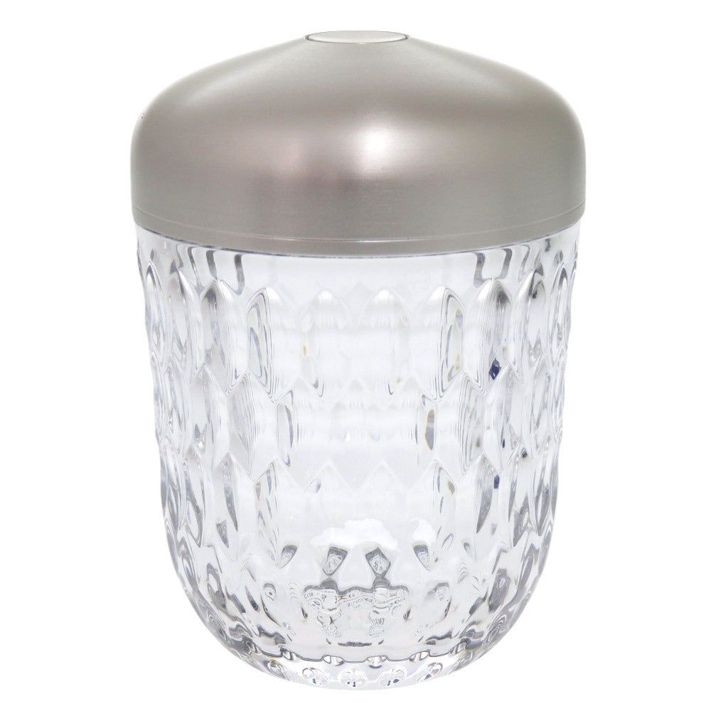 未使用 サンルイ ミニポータブルランプ フォリア ガラス アルミ シルバー オブジェ インテリア ランプ 1762 【中古】 SAINT LOUIS