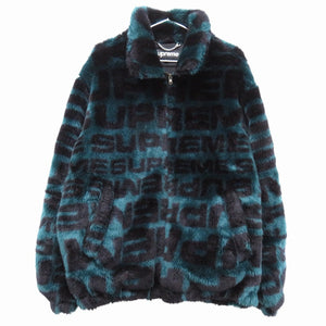 新品同様 シュプリーム フェイクファー ボンバージャケット サイズL  グリーン 1767【中古】Supreme メンズ