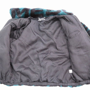 新品同様 シュプリーム フェイクファー ボンバージャケット サイズL  グリーン 1767【中古】Supreme メンズ