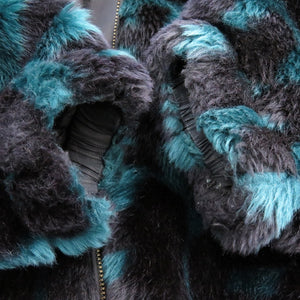 新品同様 シュプリーム フェイクファー ボンバージャケット サイズL  グリーン 1767【中古】Supreme メンズ