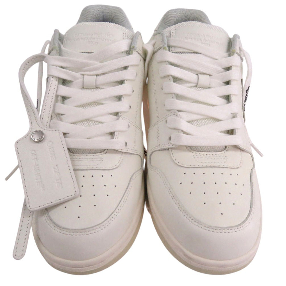 美品 オフホワイト VIRGIL ABLOH スニーカー OUT OF OFFICE FOR WALKING OMIA189F21LEA003 サイズ42 OMIA189F21LEA003 レザー ホワイト 1789【中古】OFF-WHITE
