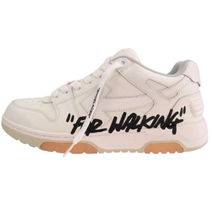 美品 オフホワイト VIRGIL ABLOH スニーカー OUT OF OFFICE FOR WALKING OMIA189F21LEA003 サイズ42 OMIA189F21LEA003 レザー ホワイト 1789【中古】OFF-WHITE