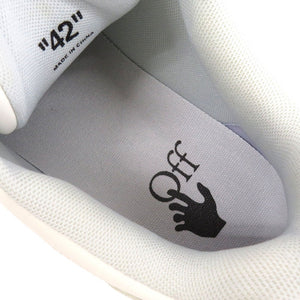美品 オフホワイト VIRGIL ABLOH スニーカー OUT OF OFFICE FOR WALKING OMIA189F21LEA003 サイズ42 OMIA189F21LEA003 レザー ホワイト 1789【中古】OFF-WHITE