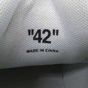 美品 オフホワイト VIRGIL ABLOH スニーカー OUT OF OFFICE FOR WALKING OMIA189F21LEA003 サイズ42 OMIA189F21LEA003 レザー ホワイト 1789【中古】OFF-WHITE