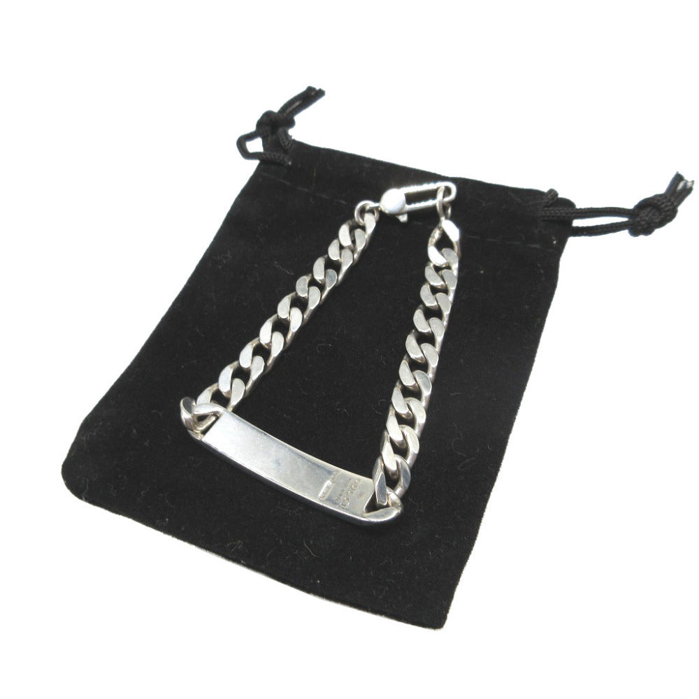 グッチ GG ゴースト 喜平 サイズ17 シルバー925 シルバー ブレスレット 1792【中古】GUCCI