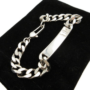 グッチ GG ゴースト 喜平 サイズ17 シルバー925 シルバー ブレスレット 1792【中古】GUCCI