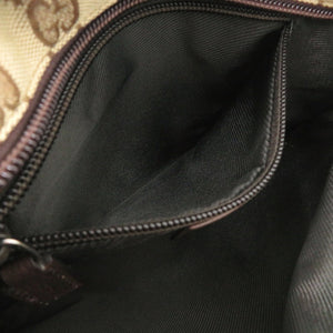 美品 グッチ 132907 GGキャンバス ブラウン ショルダーバッグ 0058【中古】GUCCI