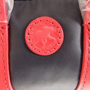 未使用 ハンティングワールド ミニダッフル バチューサーパス ネイビー 紺 レッド 赤 小物入れ バッグ 0059【中古】HUNTING WORLD