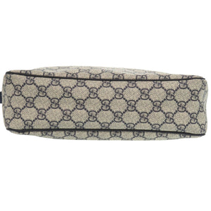 グッチ GGスプリームキャンバス ネイビー ベージュ 201448 ショルダーバッグ 紺 0088【中古】GUCCI