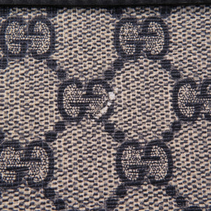 グッチ GGスプリームキャンバス ネイビー ベージュ 201448 ショルダーバッグ 紺 0088【中古】GUCCI