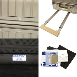 新品同様 リモワ トパーズ 34L チタニウム 923 53 03 4 アルミ キャリーバッグ 0095 【中古】 RIMOWA