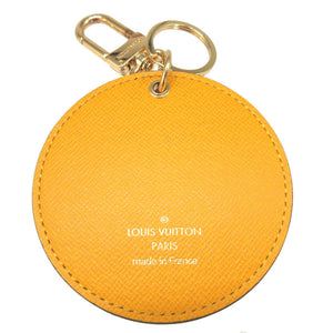 美品 ルイヴィトン モノグラム ヴィヴィエンヌ M00873 ポルトクレ イリュストレ キーホルダー ブラウン 茶 イエロー 黄 0102【中古】LOUIS VUITTON