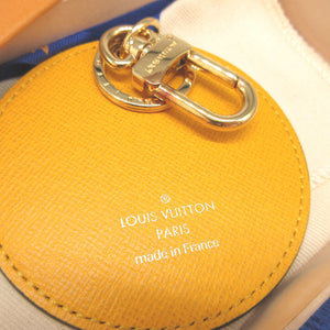 美品 ルイヴィトン モノグラム ヴィヴィエンヌ M00873 ポルトクレ イリュストレ キーホルダー ブラウン 茶 イエロー 黄 0102【中古】LOUIS VUITTON