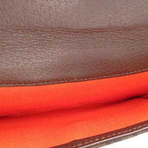 美品 ブルガリ ブルガリブルガリ キャンバス ブラウン 茶 Wホック長財布 財布 0111【中古】BVLGARI