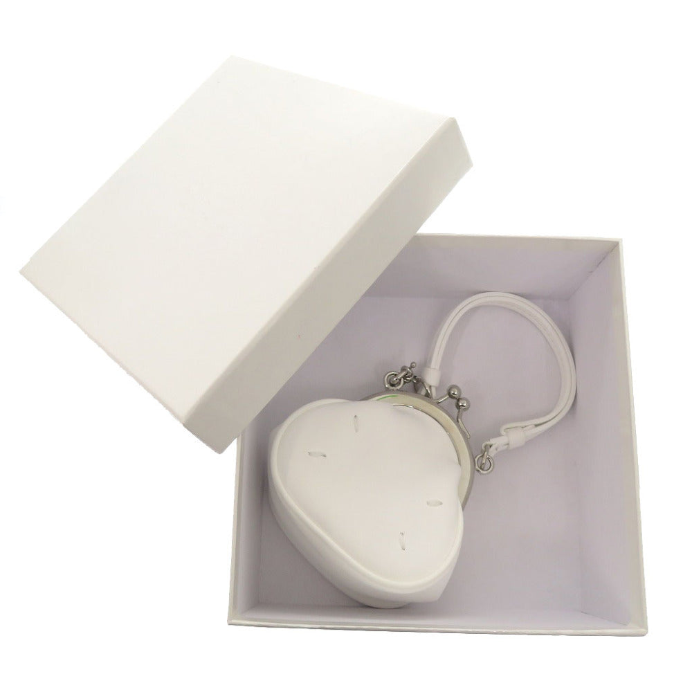 未使用 メゾン マルジェラ タビ マイクロ コインケース SA1VL0004 レザー ホワイト ポーチ 白 0118【中古】Maison Margiela