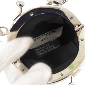 未使用 メゾン マルジェラ タビ マイクロ コインケース SA1VL0004 レザー ホワイト ポーチ 白 0118【中古】Maison Margiela