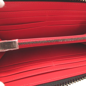 新品同様 クリスチャンルブタン パネトーネ スタッズ レザー ブラック 黒 ラウンドファスナー長財布 財布 0121【中古】Christian Louboutin