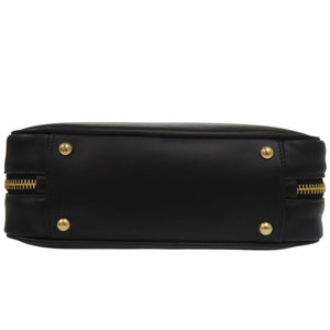 新品同様 ミュウミュウ アルカディ レザー 2Way ハンドバッグ SOFTY PADDED 5BB142 ブラック 0148【中古】MIUMIU