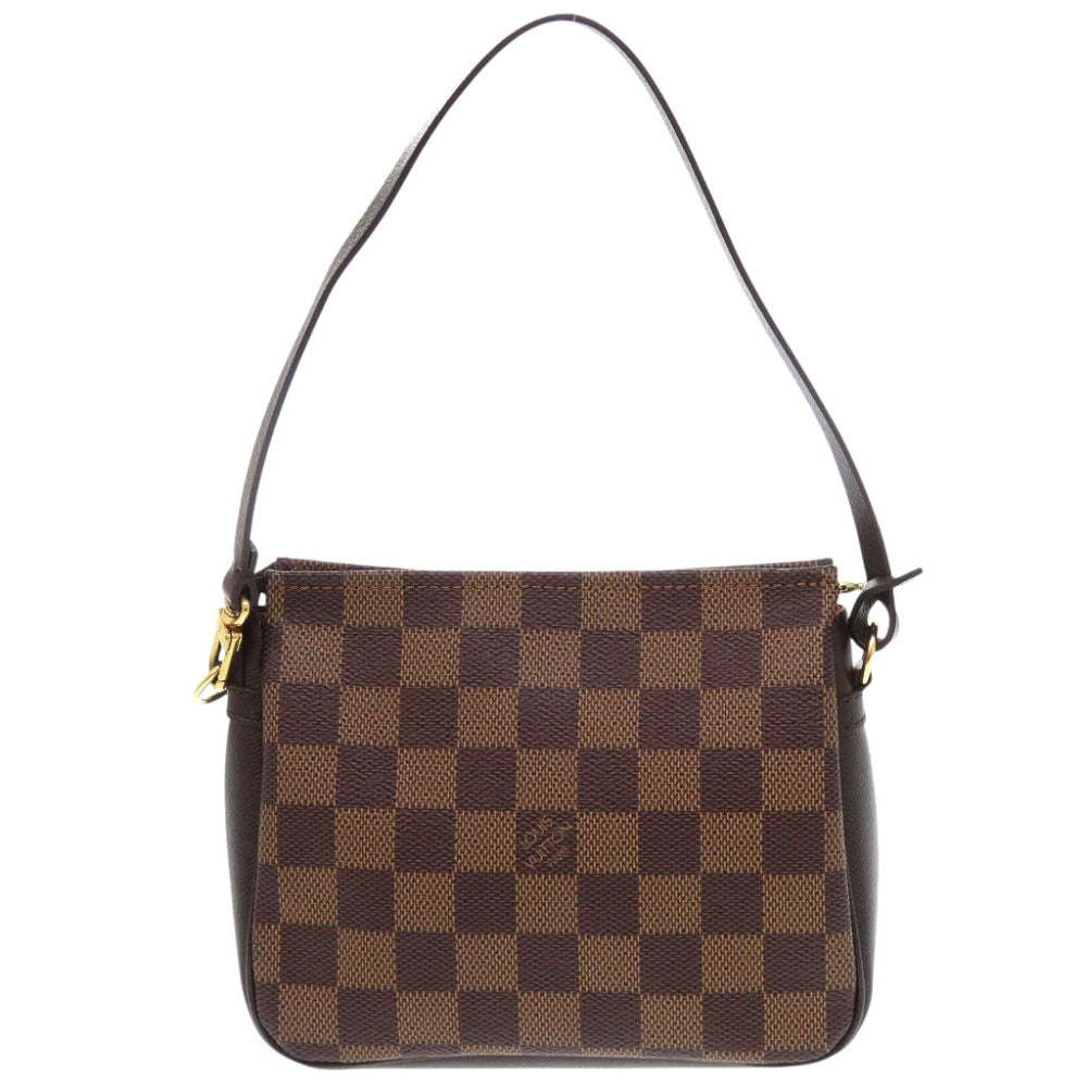 美品 ルイ ヴィトン トゥルースメイクアップ ダミエ ブラウン ハンドバッグ LV 0198【中古】LOUIS VUITTON