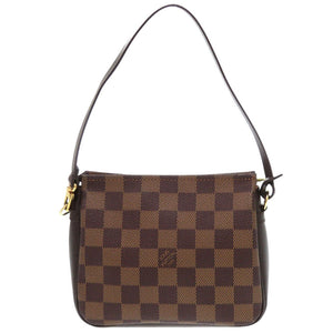 美品 ルイ ヴィトン トゥルースメイクアップ ダミエ ブラウン ハンドバッグ LV 0198【中古】LOUIS VUITTON