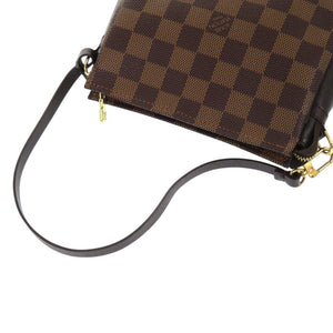 美品 ルイ ヴィトン トゥルースメイクアップ ダミエ ブラウン ハンドバッグ LV 0198【中古】LOUIS VUITTON