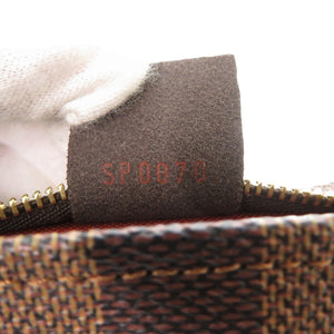 美品 ルイ ヴィトン トゥルースメイクアップ ダミエ ブラウン ハンドバッグ LV 0198【中古】LOUIS VUITTON