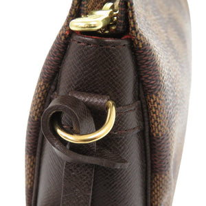 美品 ルイ ヴィトン トゥルースメイクアップ ダミエ ブラウン ハンドバッグ LV 0198【中古】LOUIS VUITTON