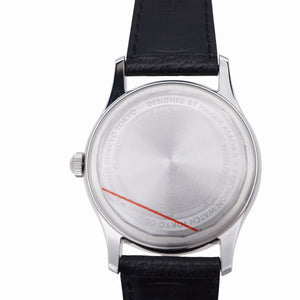 新品同様 クロノ ブンキョウ トウキョウ カランドリエ Type1 自動巻き 腕時計 SS/レザー カーキ文字盤 0218【中古】KURONO BUNKYO TOKYO メンズ