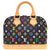 美品 ルイ ヴィトン アルマPM モノグラムマルチカラー ノワール M40444 ハンドバッグ 黒 LV 0231 【中古】 LOUIS VUITTON