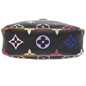 美品 ルイ ヴィトン リフト モノグラム マルチカラー ノワール ブラック M40056 ショルダーバッグ 黒 村上隆 LV 0232【中古】LOUIS VUITTON