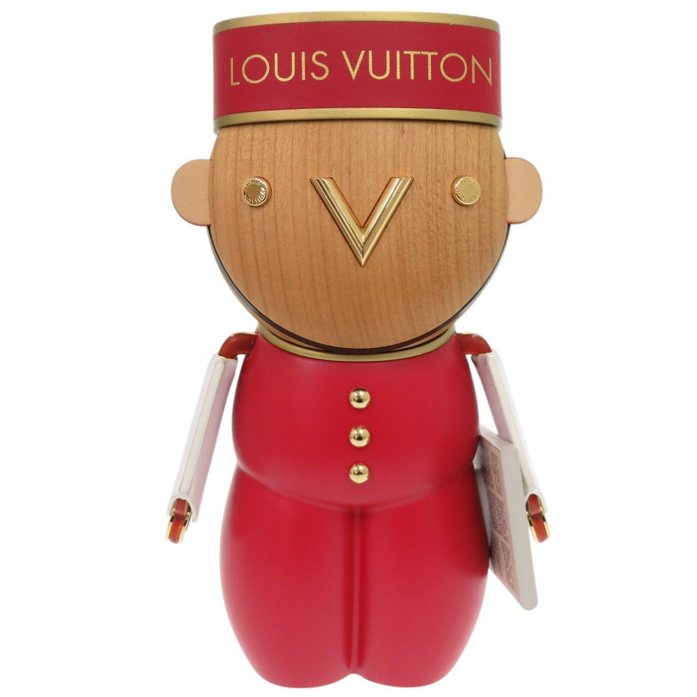 新品同様 ルイ ヴィトン ガストン ポーター ベルボーイ GI0483 ウッド レッド オブジェ 赤 LV 0240【中古】LOUIS VUITTON