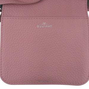 新品同様 デルボー パンミニバケット AA0494 レザー ピンク ハンドバッグ 0245【中古】DELVAUX ピンミニバケット