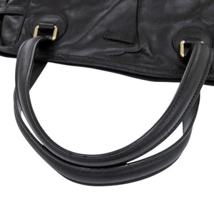 グッチ グッチシマ 257290 レザー ブラック トートバッグ 黒 0267【中古】GUCCI