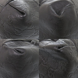 グッチ グッチシマ 257290 レザー ブラック トートバッグ 黒 0267【中古】GUCCI