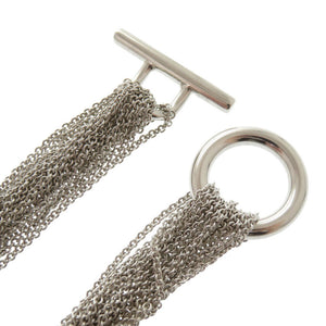 美品 ティファニー オープンハート トグル シルバー925 ネックレス 0275【中古】TIFFANY&Co.