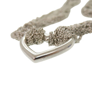 美品 ティファニー オープンハート トグル シルバー925 ネックレス 0275【中古】TIFFANY&Co.