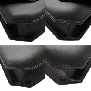 美品 エルメス ナポレオン ボックスカーフ ブラック 〇S刻印 ヴィンテージ ショルダーバッグ 黒 0326 【中古】 HERMES